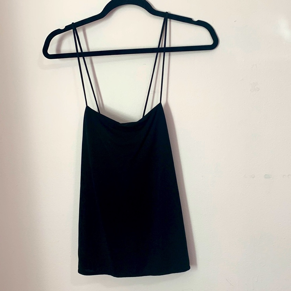 Banana Republic, medium, black, crisscross tank